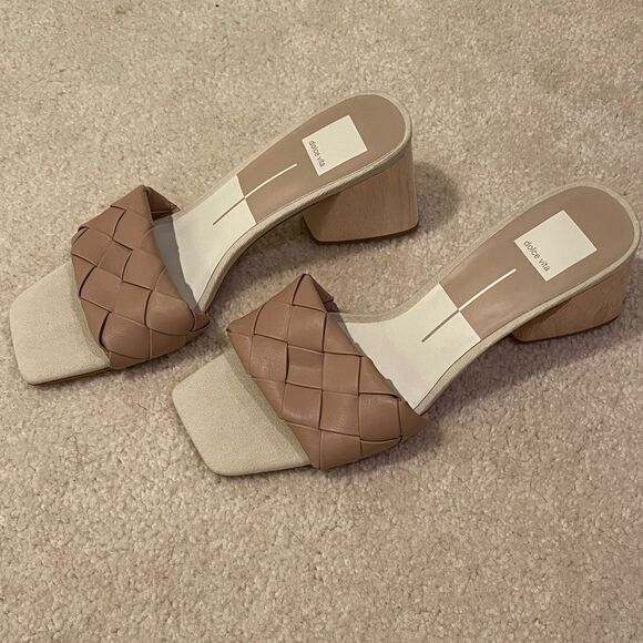 NWOT Dolce Vita Moly Heels in Color Cafe Stella - Picture 4 of 10